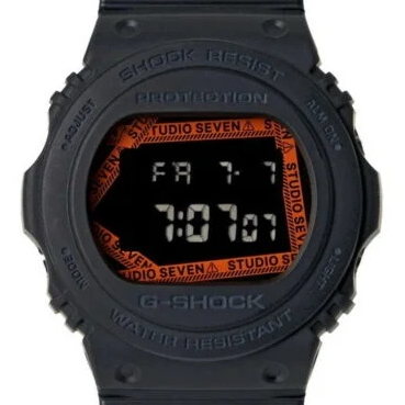 Studio Seven «Caution Logo» G-Shock DW-5750. Яркие часы для